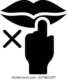  Not Allowed Vector illustration on a transparent background.Premium quality symbols.Glyphs vector icon for concept and graphic design.