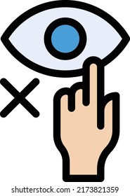 Not Allowed Vector illustration on a transparent background.Premium quality symmbols.Stroke vector icon for concept and graphic design.