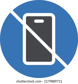 not allowed Vector illustration on a transparent background.Premium quality symbols.Glyphs vector icon for concept and graphic design.