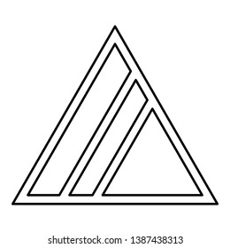 Not allowed whiten Do not can bleached with chlorine Clothes care symbols Washing concept Laundry sign icon outline black