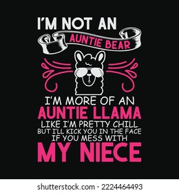 I'm not an Auntie Bear I'm more of an Auntie Llama