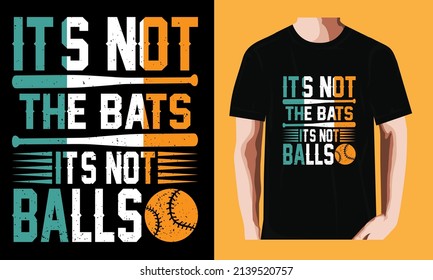 No son los murciélagos, son las pelotas| Diseño de camisetas de béisbol