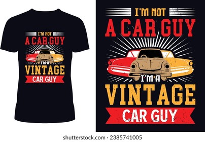 I am not a car guy i'm a vintage car guy