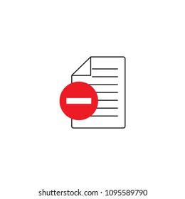 Not documented vector icon