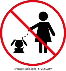 Not for dog icon