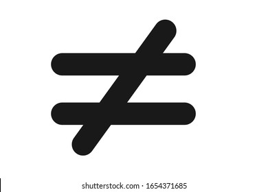 what is the symbol for does not equal