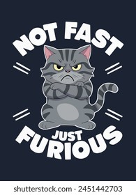 NOT FAST JUST FURIOUS - KITTEN