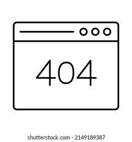 not found error Vector icon which is suitable for commercial work and easily modify or edit it

