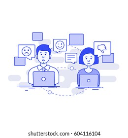 Not good speaking with two young lovers on the dating site