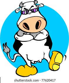 not so happy cow