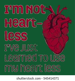 I'm not heartless