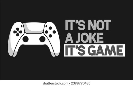 its not a joke its game