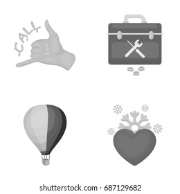 not love, holiday, business and other web icon in monochrome style.heart, snowflake, cold, icons in set collection.