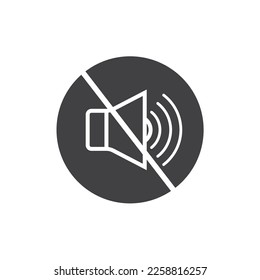 not noisy icon vector concept design template web
