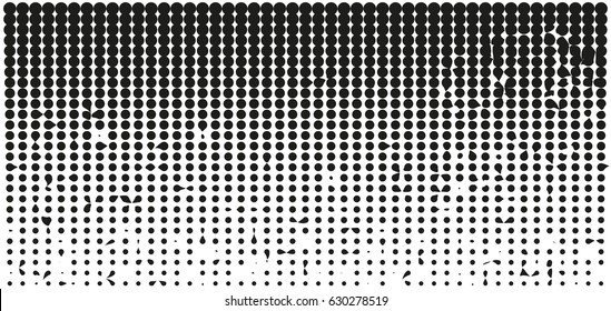 Not perfect vintage vector halftone