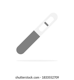 Not pregnant test icon. Pregnancy test with negative result line symbol. Vector isolated on the white background