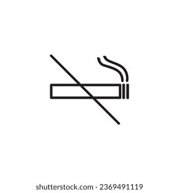 Not smoke icon vector design illustration