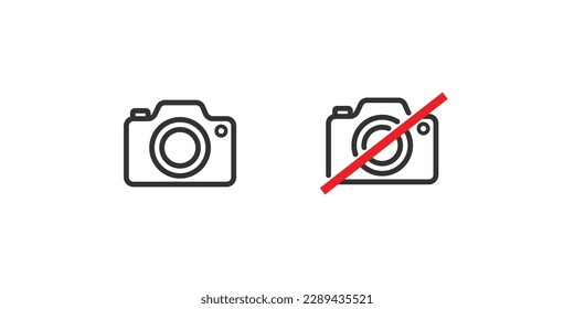 No tomar el icono de la cámara fotográfica con una línea editable.