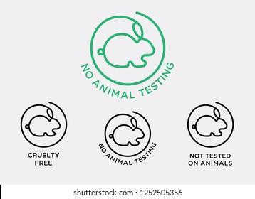 NOT TESTED ON ANIMALS, NO ANIMAL TESTING LOGO, CRUELTY FREE, NO MEAT, ORGANIC, VEGETARIAN, VEGAN, RABBIT