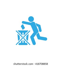 Not throw icon vector