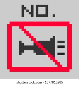 not use sound pixels art