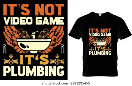 Es ist kein Videospiel, kein Klempner-T-Shirt-Design