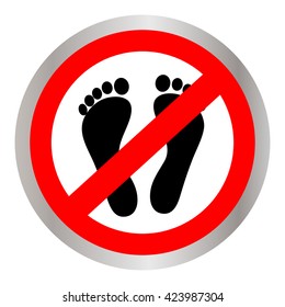 Not Walk icon great for any use. 