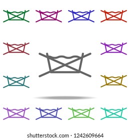 not wash icon. Elements of laundry in multi color style icons. Simple icon for websites, web design, mobile app, info graphics