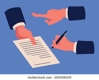 notary aprueba un conjunto de iconos de documento