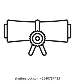 Notary public scroll stamp is confirming a contract or official document