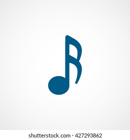 Note 16 Blue Icon On White Background