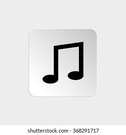 Note  - black vector icon