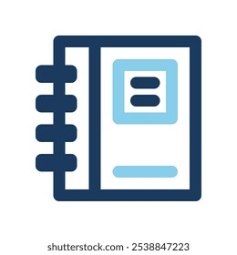 Note block icons. Elegant colored line icons for a clean look, suitable for websites, UI and mobile apps.