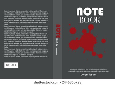 Note Book Cover Design Template