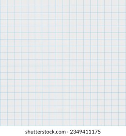 Notizbuch-Gitter auf blauem Hintergrund, einfarbiges Papier 