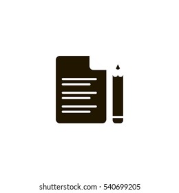 note book icon. sign design