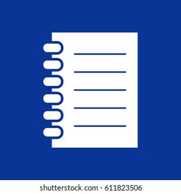 note book icon vector