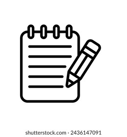 note book icon vector design template simple and clean