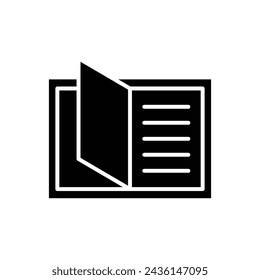 note book icon vector design template simple and clean