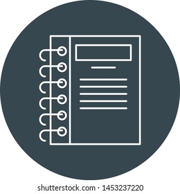 Note Book icon for your project
