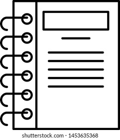 Note Book icon for your project

