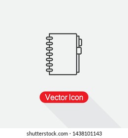Note Book Icon,Diary Icon Vector Illustration Eps10