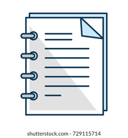note book isolated icon