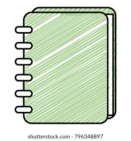 note book isolated icon