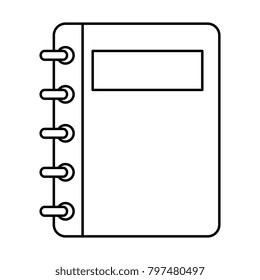 note book isolated icon