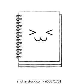 note book kawaii character