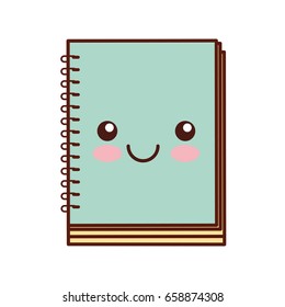 note book kawaii character