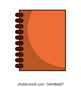 note book library isolated icon vector illustration design
