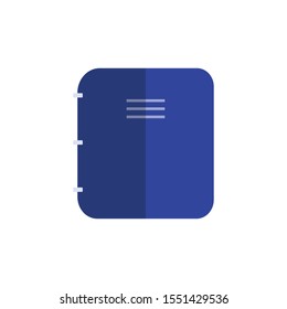 note, book, paper, vector design.