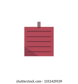 note, book, paper, vector design.